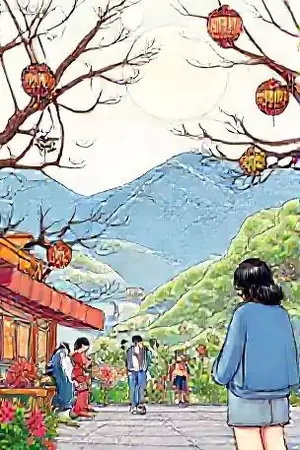 漫画《无脸画像》封面,画框中模糊的人像