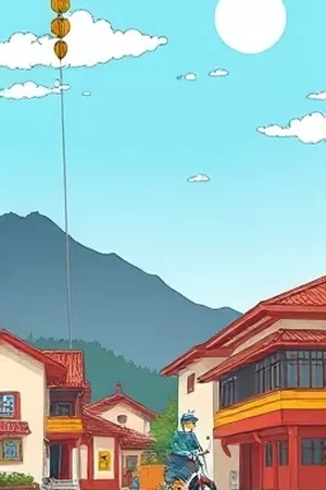 漫画《山海拾遗记》封面，古籍异兽跃然纸上
